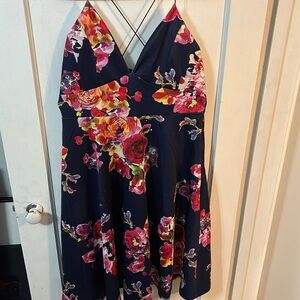 Floral midi dress